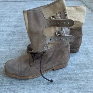 All saints suede leather boots